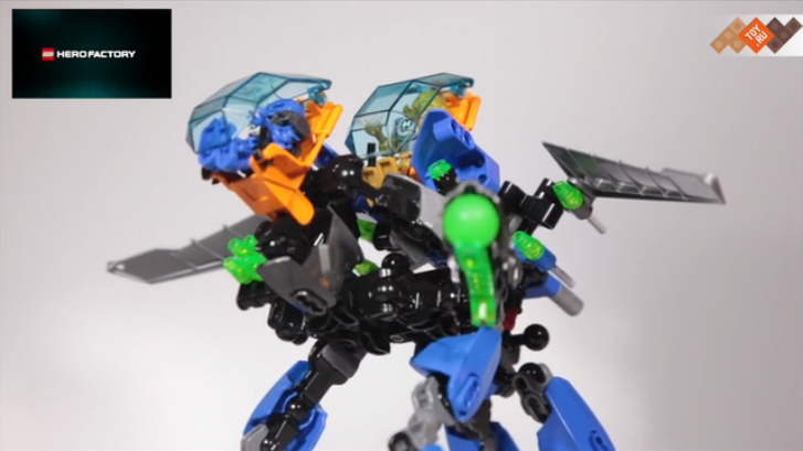 Конструктор Лего Фабрика Героев (Lego Hero Factory) Боевая машина Сурж и Роки 44028 смотреть онлайн