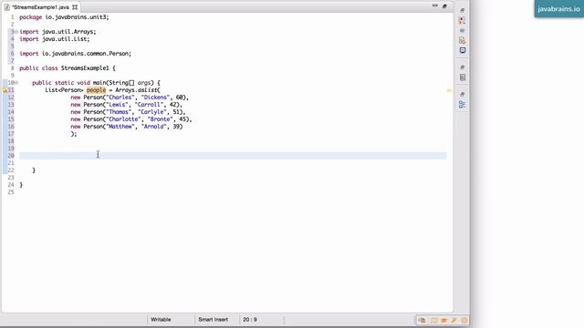 Java 8 Lambda Basics 23 - Introduction To Streams смотреть онлайн