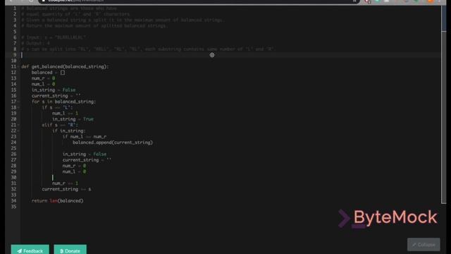 Python Technical Interview - Balanced String смотреть онлайн