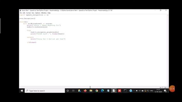 Jarvis : Part 1|Speech to Text - #Automated|Python Project|The hacking stuff смотреть онлайн