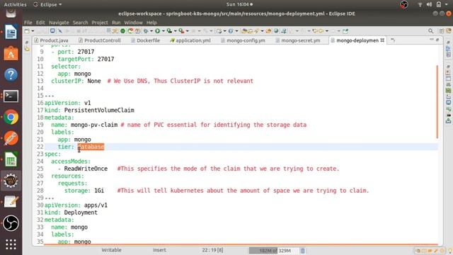 Building and deploying Spring Cloud application with Mongo db on Kubernetes cluster смотреть онлайн