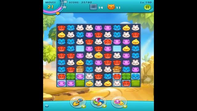 Pet Frenzy - Level 140 Gameplay Solution смотреть онлайн