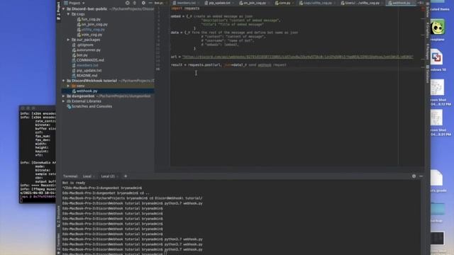 Discord webhook python intergration tutorial смотреть онлайн