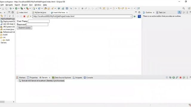 3-Access HTML Data with servlet смотреть онлайн