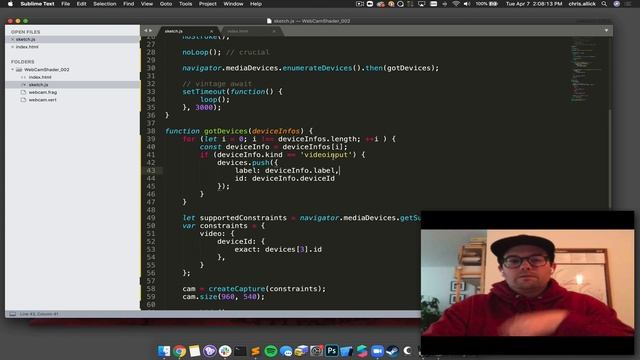 P5js Voice Activated WebCam Effects for Zoom смотреть онлайн