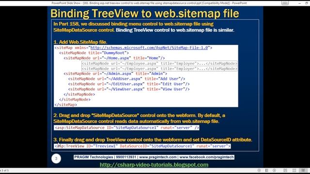 Binding treeview control to web sitemap file in arabic смотреть онлайн