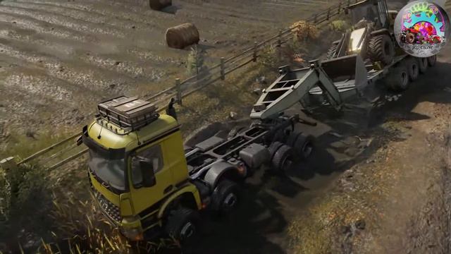 Snowrunner Mercedes Benz Arocs by Iceberg101 смотреть онлайн
