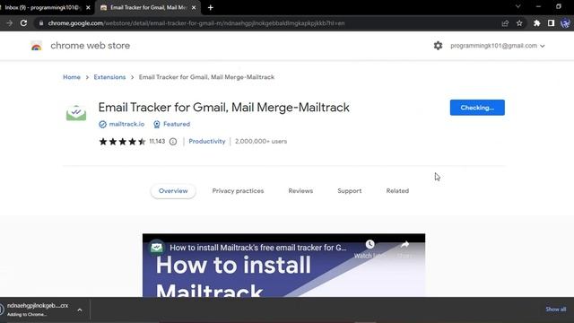 How To Install Mailtrack's Free Email Tracker For Gmail | How To Track Links In Emails смотреть онлайн