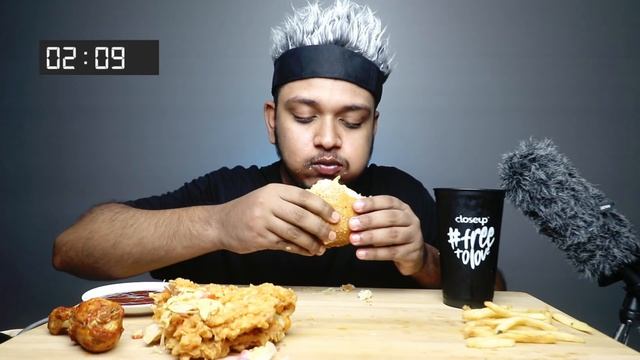 KFC FULL MENU EATING CHALLENGE, KFC FRIED CHICKEN, KFC ZINGER BURGER, KFC FRIED CHICKEN RECIPE смотреть онлайн