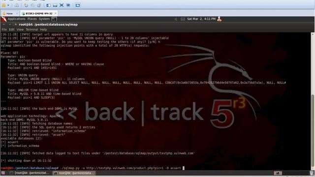 Как се прави SQL инжекция смотреть онлайн