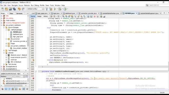 Delete data from database|Delete button|mysql|Java|Netbeans смотреть онлайн