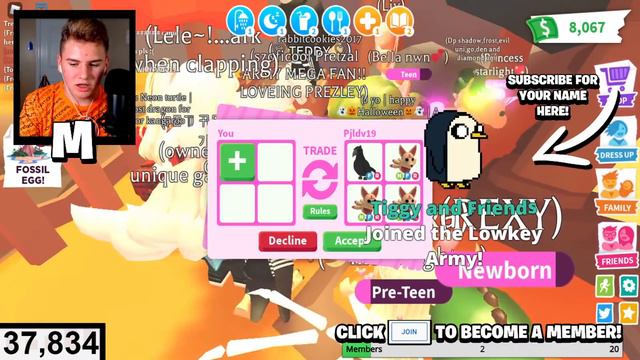 ADOPT ME LIVE! | TRADES + GIVEAWAYS! | HALLOWEEN 2020 (Oct. 26)