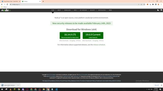 How To Install Node.Js Visual Studio Code Tutorial смотреть онлайн