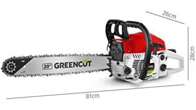 La tronçonneuse GREENCUT GS620X : puissance et efficacité en un seul outil смотреть онлайн