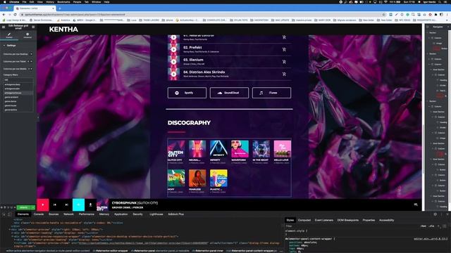 How to Create an Artist Page - Kentha Music WordPress Theme смотреть онлайн