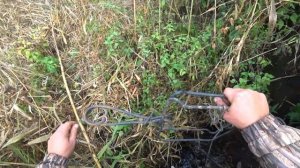 №113 Охота на бобра. Достойный бобр. Установка проходного капкана КП 250. Фильмы про охоту.