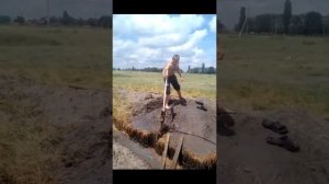 Чистка скважины компрессором