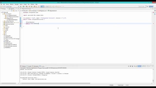 Minecraft 1.7: Tutorial de Modding - Capitulo 1 - Plantilla Java Modding смотреть онлайн