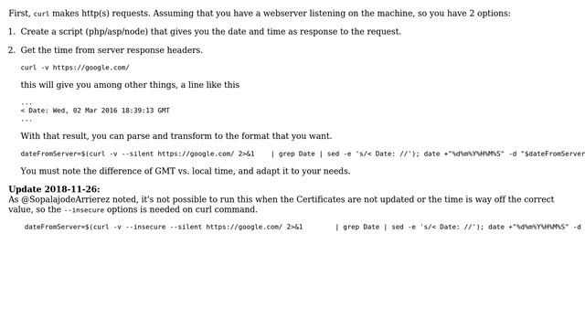Ubuntu: How to get date&time using curl command? (2 Solutions!!) смотреть онлайн
