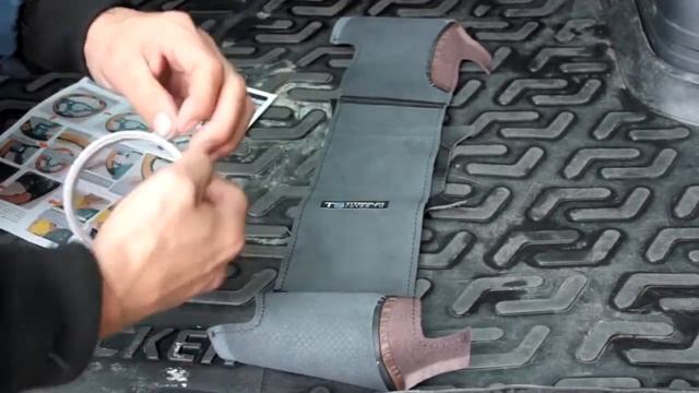 Установка кожаной оплетки на руль со шнуровкой ► Карландия