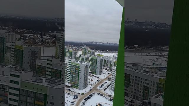 Микрорайон Яркий | вид с 23 этажа смотреть онлайн