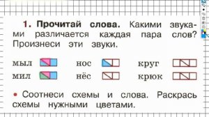 Страница 42 Упражнение 1 - ГДЗ по Русскому языку Рабочая тетрадь 1 класс (Канакина, Горецкий)