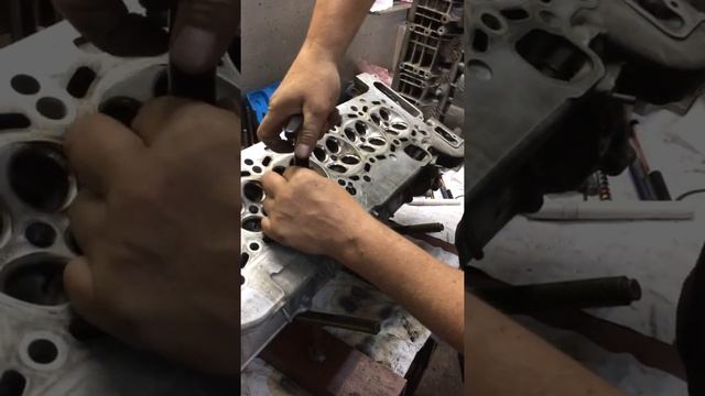 BMW головка блока правильный ремонт смотреть онлайн