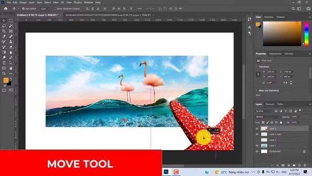 Bài 3: Cách sử dụng Move Tool và Artboard Tool trong Photoshop смотреть онлайн
