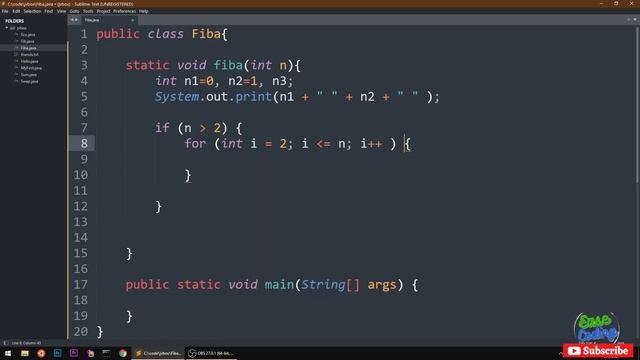 How to Print Fibonacci Series with Java смотреть онлайн
