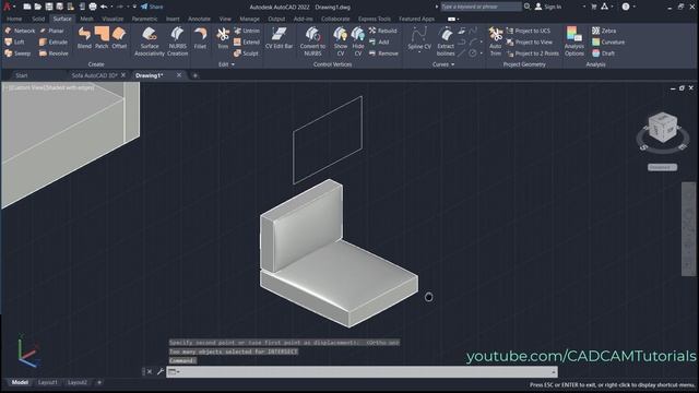 AutoCAD 3D Interior Design Tutorial - 1 смотреть онлайн