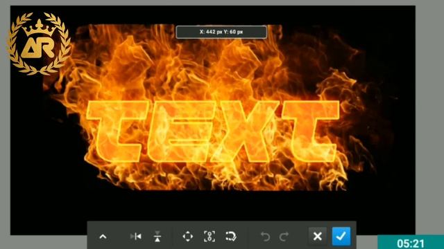 How to make fire text on Android | Photoshop Touch смотреть онлайн