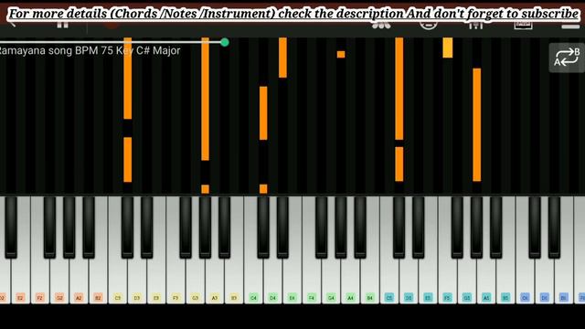 Ramayana title song on piano | Easy tutorial | With notes | SvK смотреть онлайн