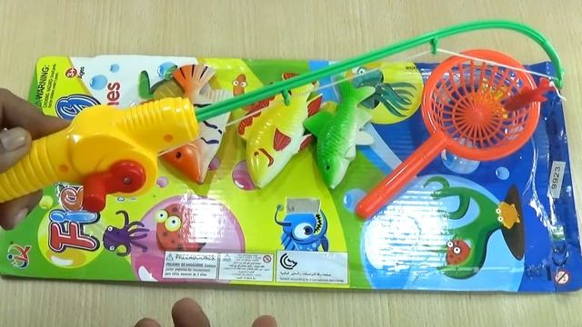 Let's Go for Real Fishing Game! Fishing Game Toy- Fishing Toys Family Fun Game Learn Colors смотреть онлайн