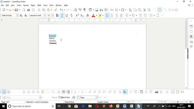 LibreOffice Shortcut Keys | LibreOffice Writer Shortcut Keys | Shortcut Keys For LibreOffice Writer