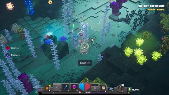 Minecraft Dungeons Hidden depths part 2 secret mission afterlife ravine смотреть онлайн