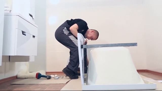 Установка ванны SanAurus на ножки смотреть онлайн