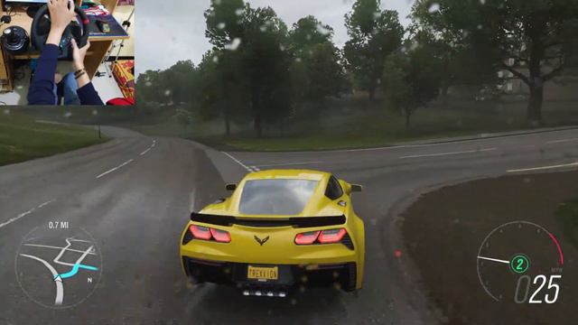 Chevrolet Corvette Z06 2018 Forza Horizon 4 (Steering Wheel + Shifter Gameplay) смотреть онлайн