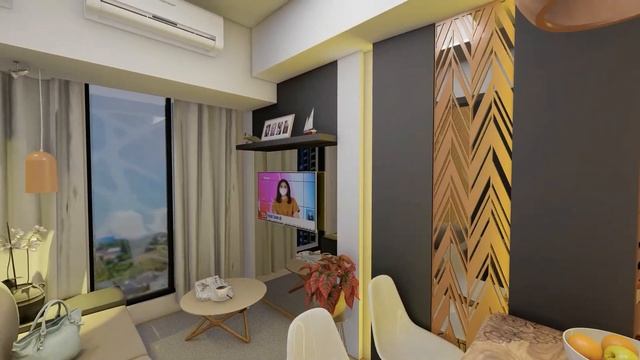 Interior Apartment 2 bed room (Sketch up, Lumion, animation) смотреть онлайн