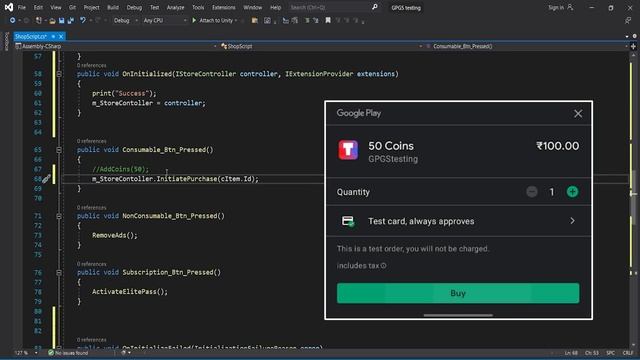IAP IN UNITY Easy Integration For BEGINNER! 2023 (UNITY, GOOGLE PLAY AND TESTING!!)