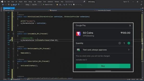 IAP IN UNITY Easy Integration for BEGINNER! 2023 (UNITY, GOOGLE PLAY AND TESTING!!)