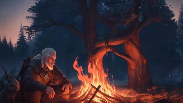 10 Hours Geralt The Rivia Meditate - Lofi/Relax The Witcher? Relax, Play, Sleep [Dormir, Jogar]