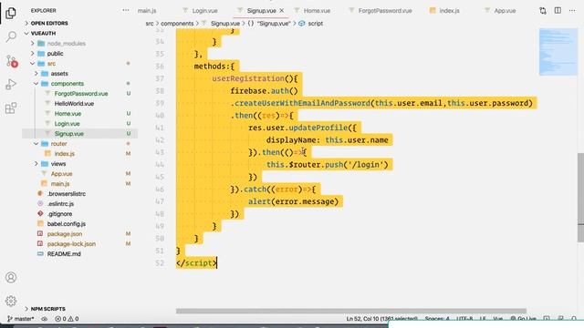 41 Vue JS Authentication forgot password & Reset password смотреть онлайн