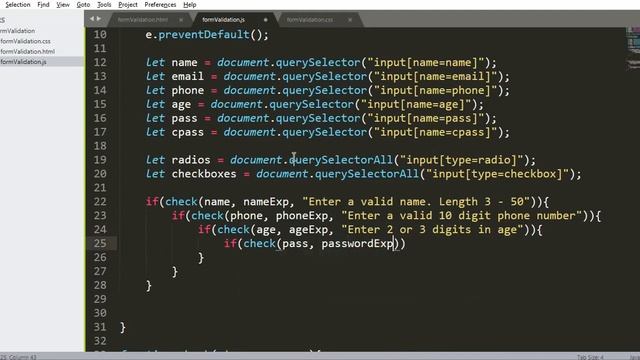Javascript Form Validation (II) | Day 43 смотреть онлайн