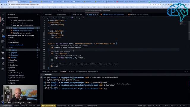 Assimilate-Rust: Build an AWS Lambda Function and deploy in Rust смотреть онлайн