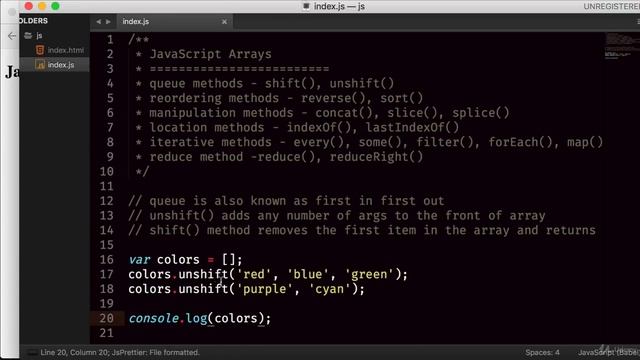 037 Array queue methods смотреть онлайн