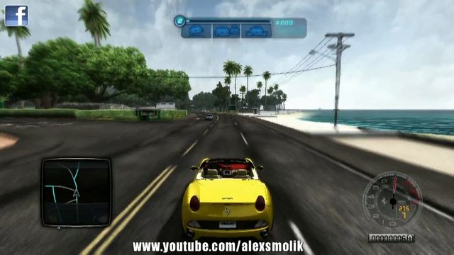 Test Drive Unlimited 2 - Gameplay with Ferrari California смотреть онлайн