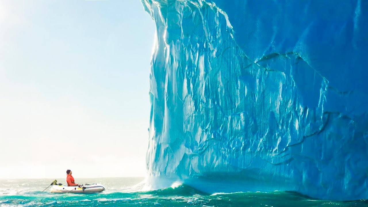 Я доплыл до ледника при помощи шуруповерта