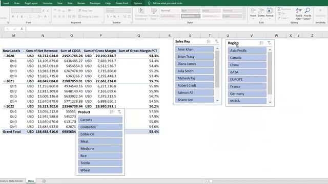 Advance Power Pivot with Calculated Field & Slicers смотреть онлайн