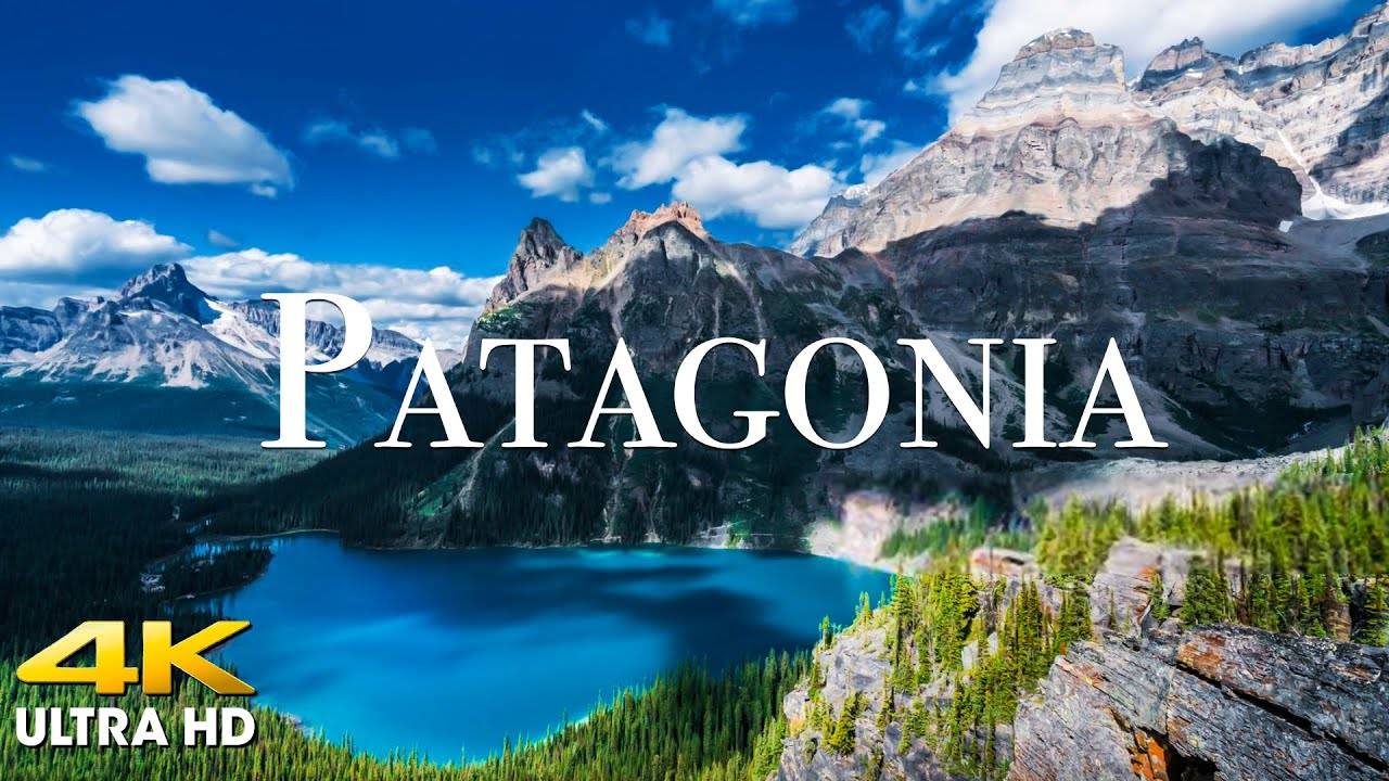 FLYING OVER PATAGONIA (4K UHD) - Relaxing Music Along With Beautiful Nature Videos - 4K Video смотреть онлайн
