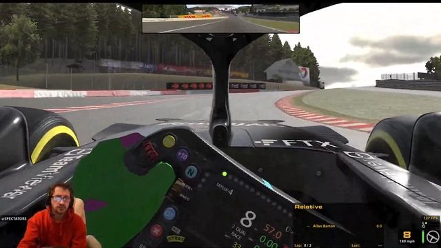 iRacing Motorsport Simulator - Quick test of the new Mercedes W12 F1 car - Race coming later tonigh смотреть онлайн